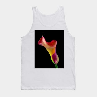 Wavy Colorful Calla lily Tank Top